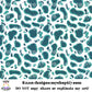 Teal and Black Animal Print, Lightning Bolt, Skelly in Hat Background Bundle-Seamless