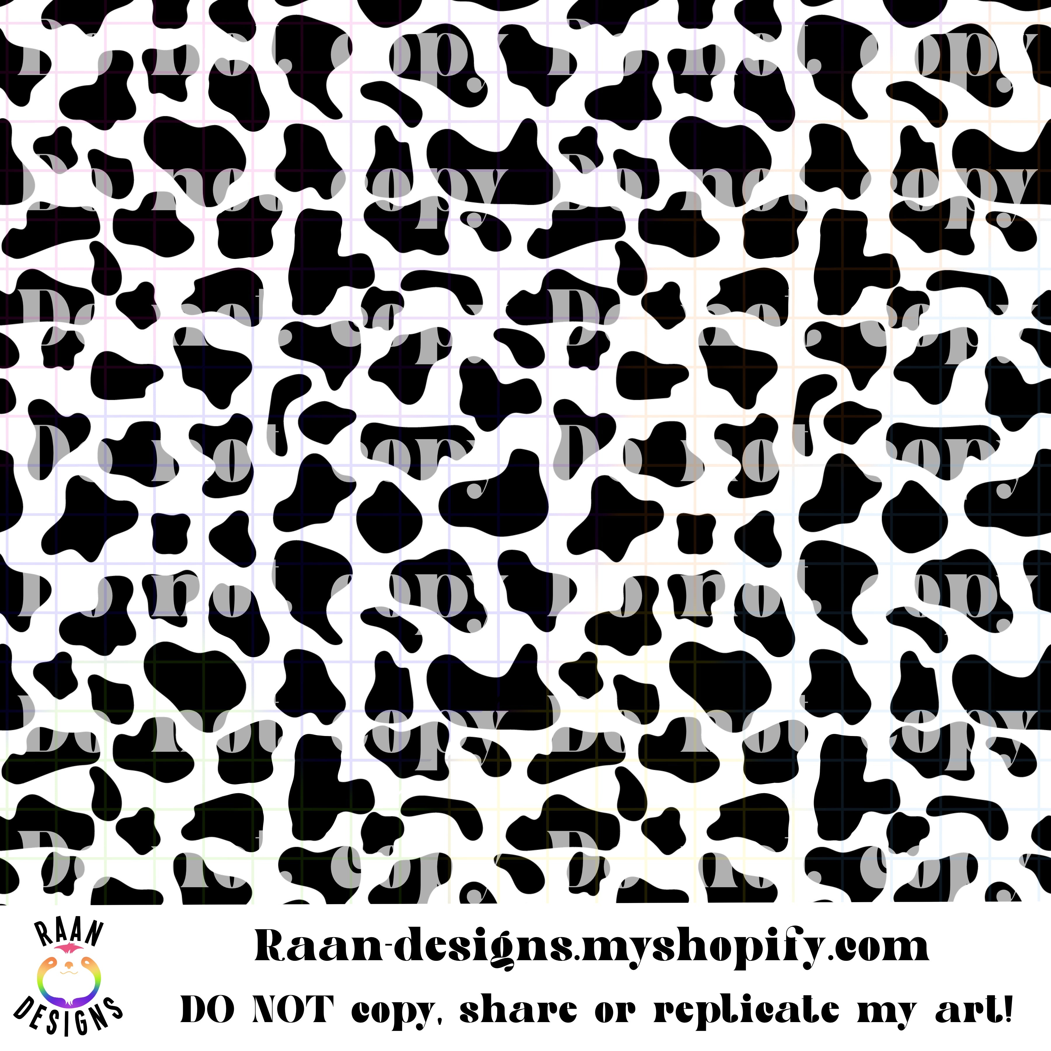 Cow Print Pattern Corner Cow Print Seamless Pattern – RAAN Designs