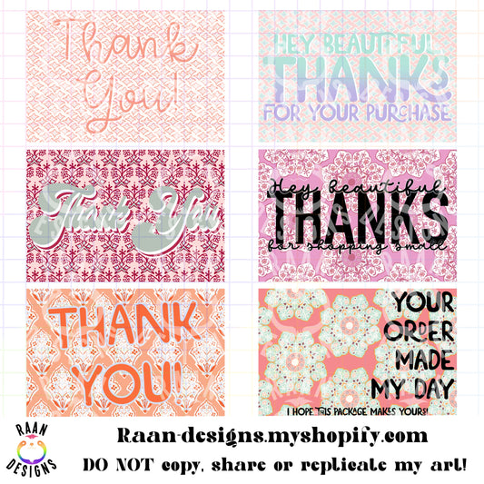 Floral Thank You-Pack