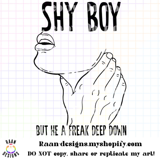 Shy Boy But Freak Deep Down