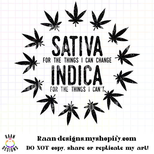Sativa/Indica Change Black