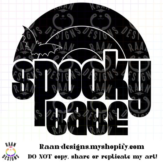 Spooky Babe Single Black